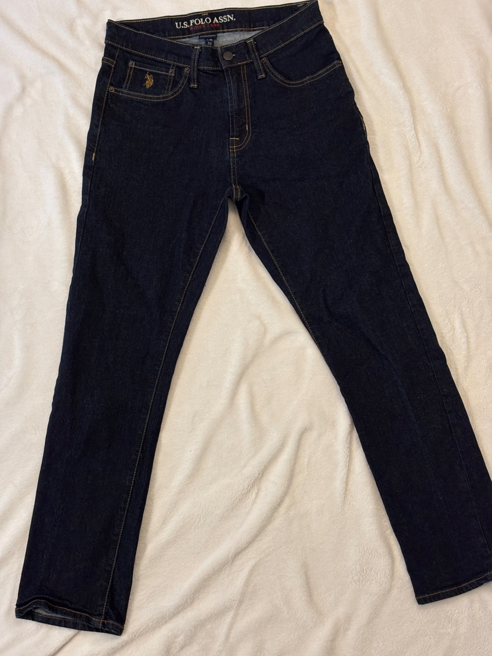 U.S. Polo Assn. Dark Blue Slim Straight Jeans